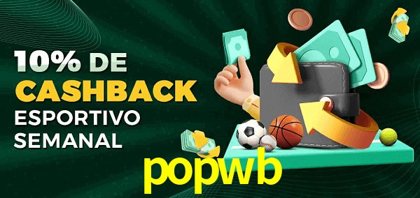 10% de bônus de cashback na popwb